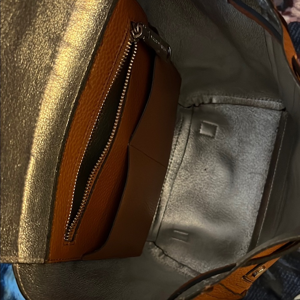 Tan Leather Backpack - Picture 5 of 6